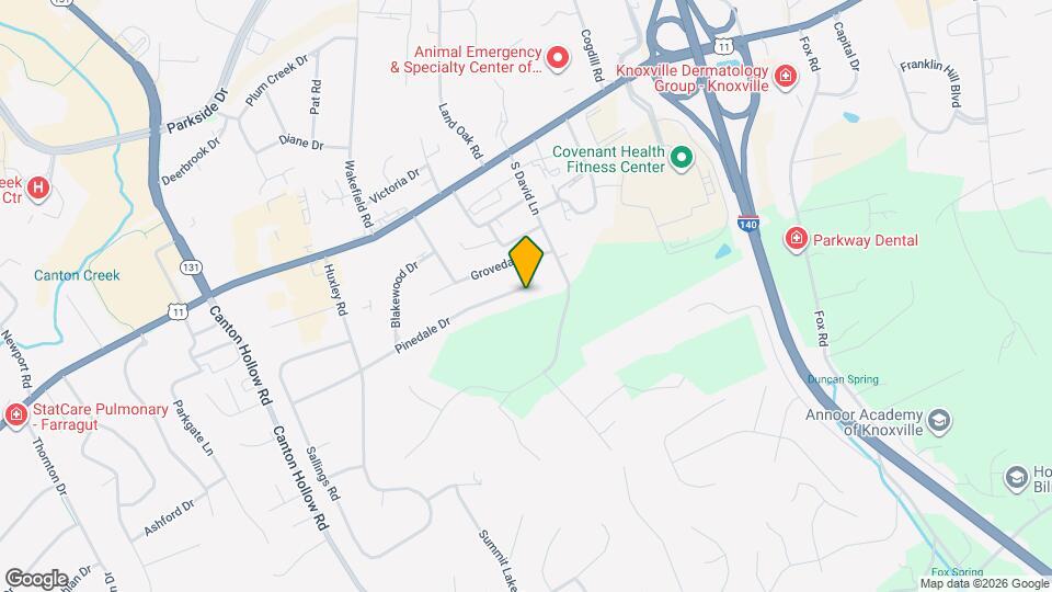 10412 Pinedale Dr Map and Location Details