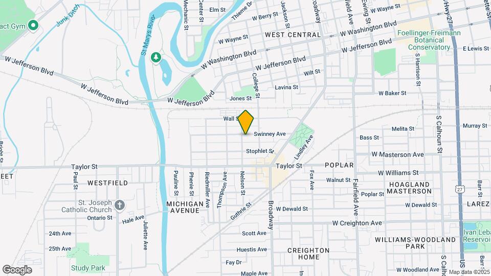 1235 Swinney Ave Map and Location Details