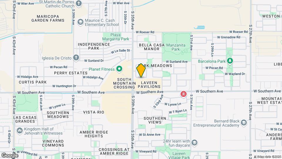 3425 W Hidalgo Ave Mapa y Detalles de la Ubicación