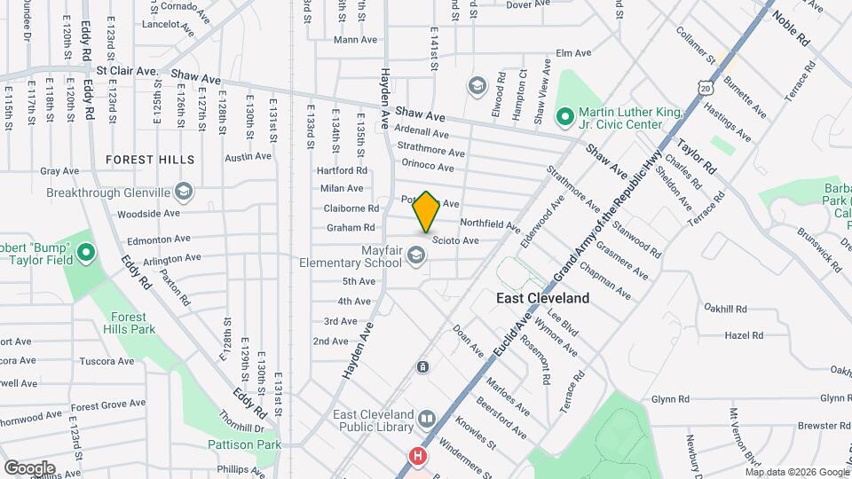 14012 Scioto Ave Map and Location Details