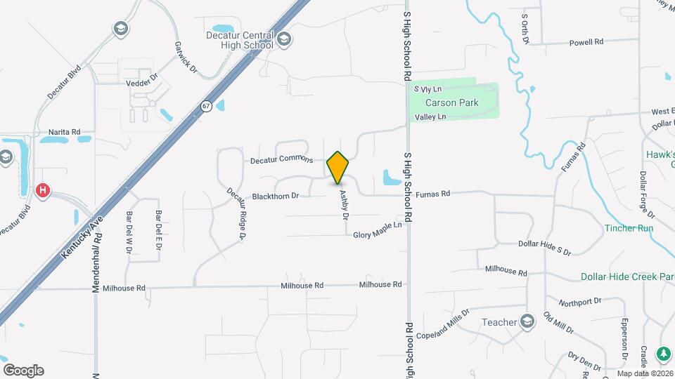 5720 Ashby Dr Map and Location Details