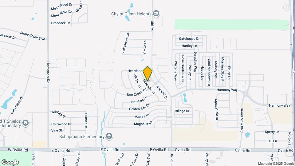2518 Lavender Ln Map and Location Details