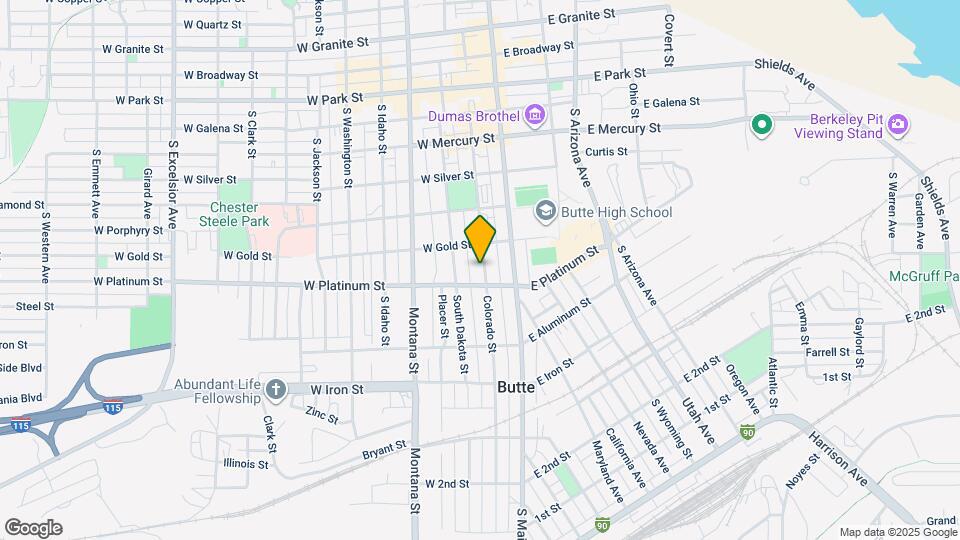 537.5 S Colorado St Map and Location Details