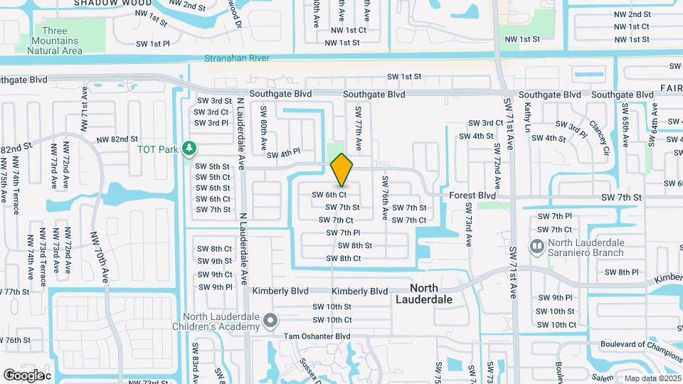 7711 SW 6th Ct Map and Location Details