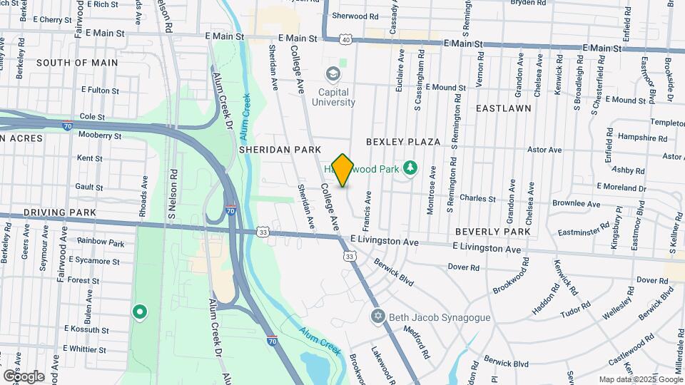 911 Pleasant Ridge Ave Map and Location Details