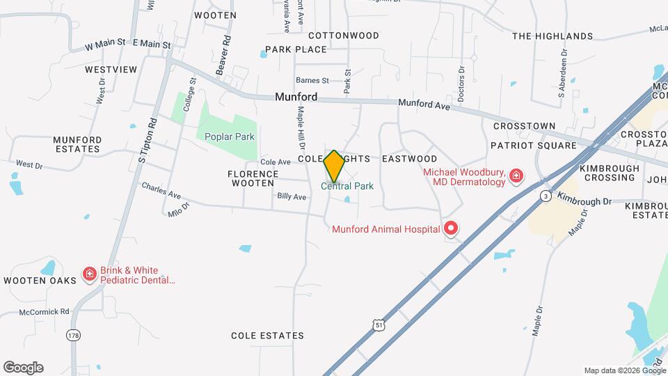 160 Colonial Dr Map and Location Details