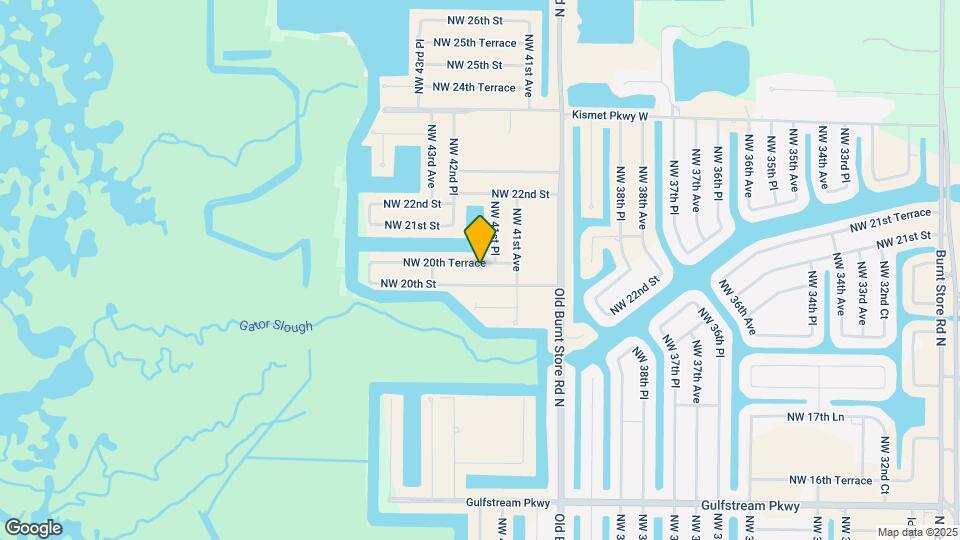 4124 NW 20th Terrace Map and Location Details