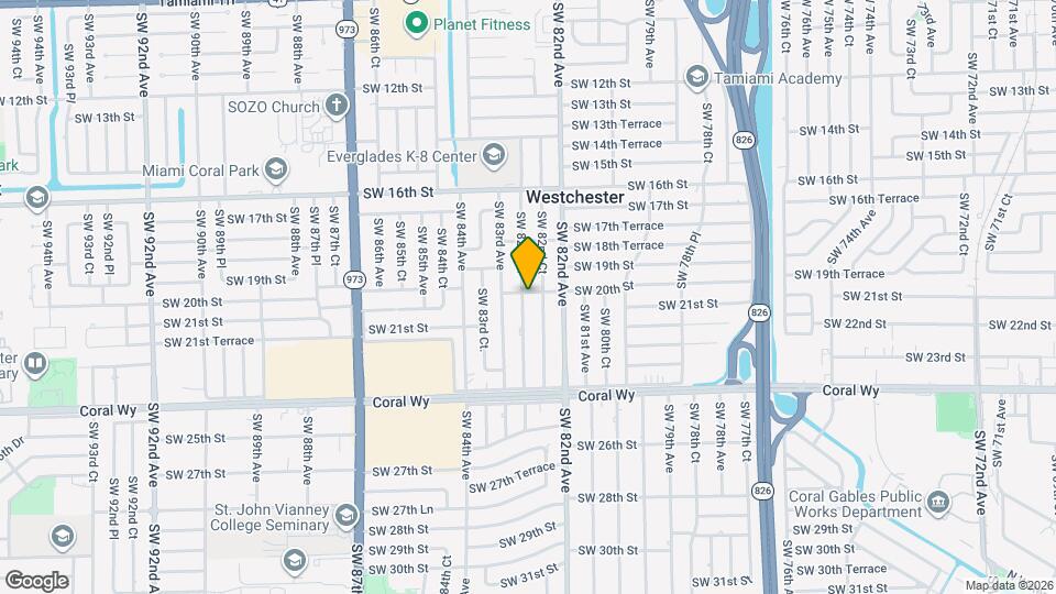2001 SW 82nd Pl Map and Location Details