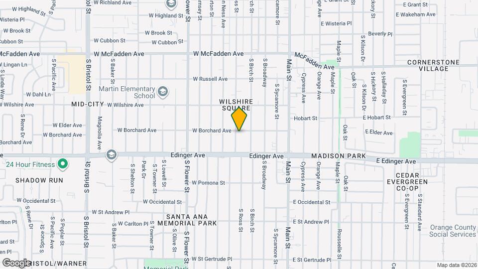 1407 S Ross St Mapa y Detalles de la Ubicación