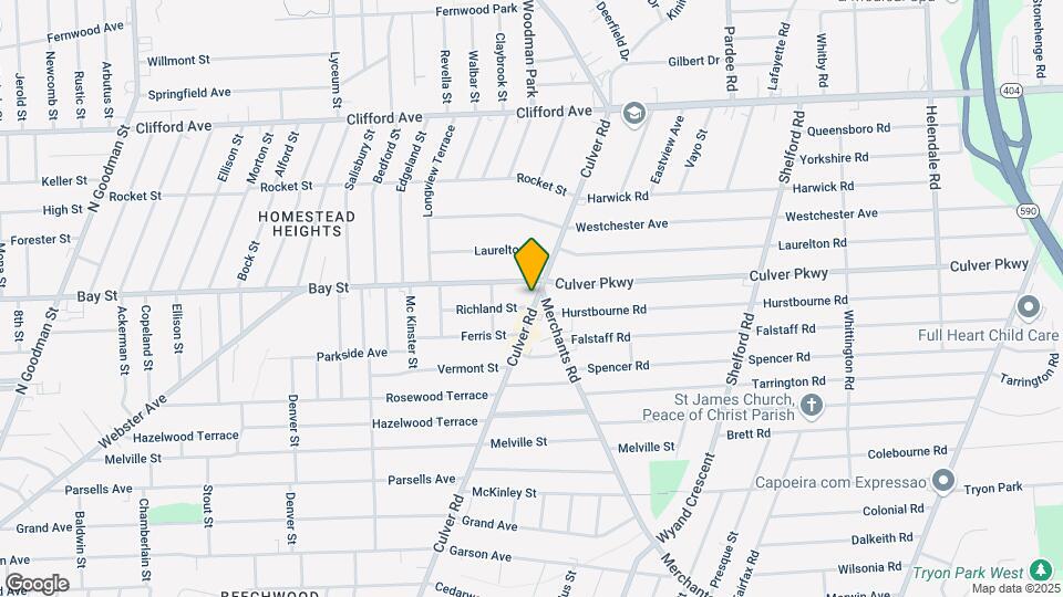 1393 Culver Rd Map and Location Details