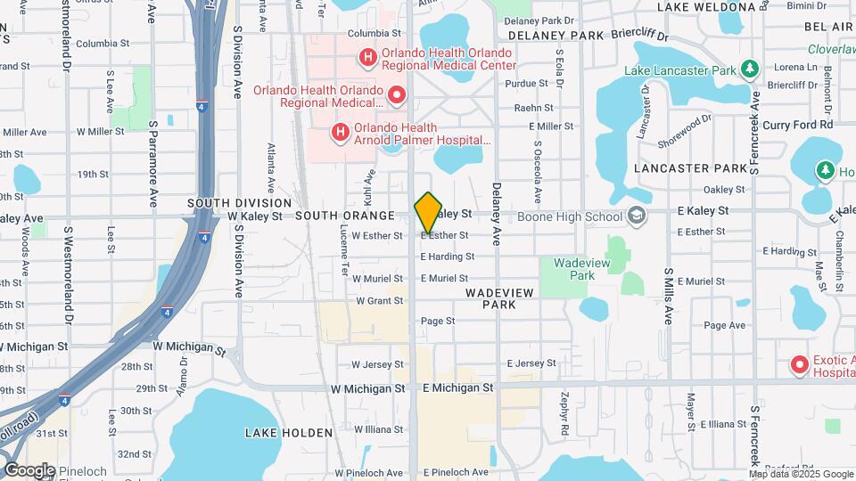 116 E Esther St Map and Location Details