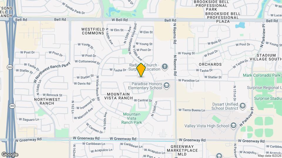 15748 W Paradise Ln Map and Location Details