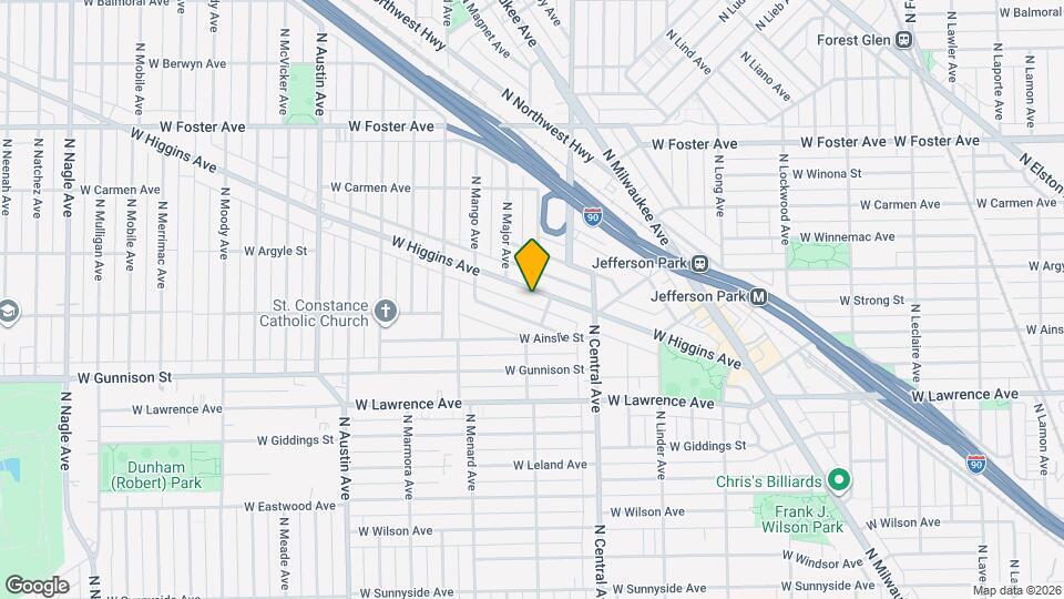 5667 W Higgins Ave Map and Location Details