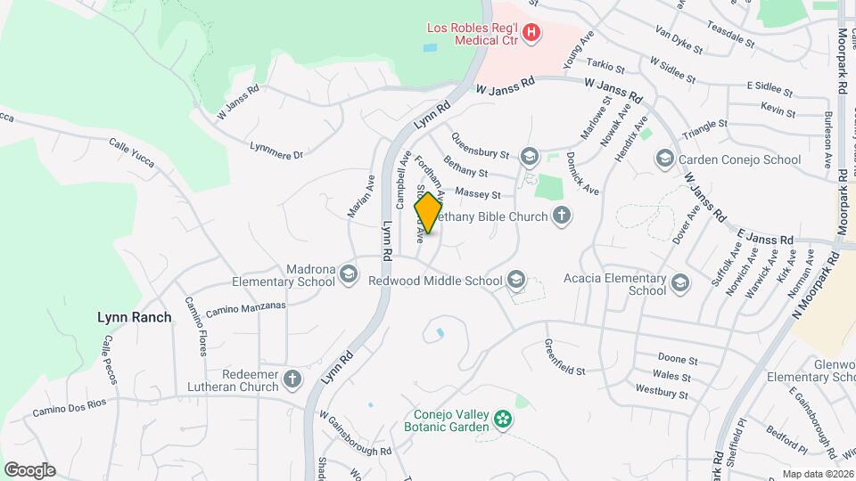 1568 Stoddard Ave Map and Location Details