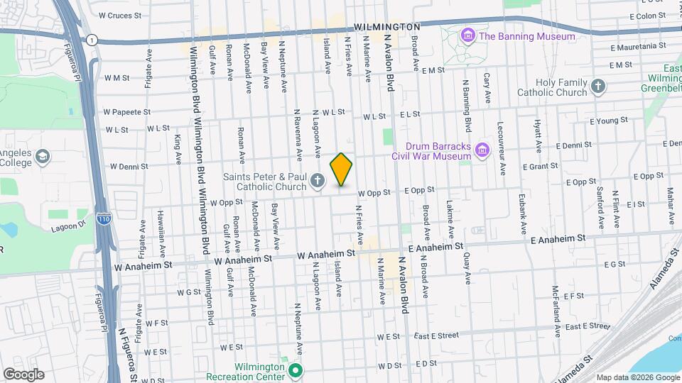 1006 Island Ave Map and Location Details
