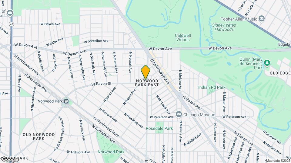 6400 W Raven St Mapa y Detalles de la Ubicación