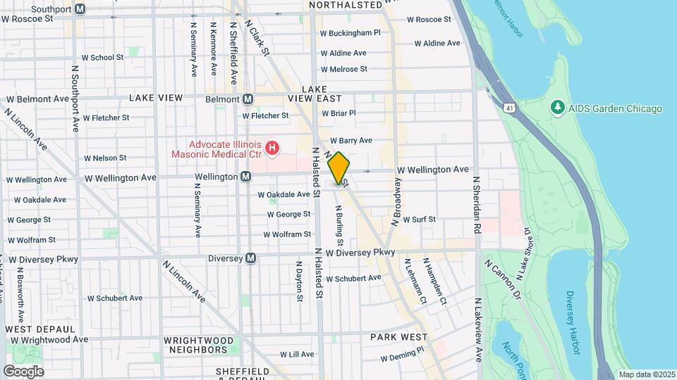 719 Oakdale W Ave, Unit ONE BED PLUS DEN-OFFICE Map and Location Details