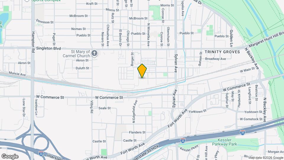 1116 Muncie Ave Map and Location Details