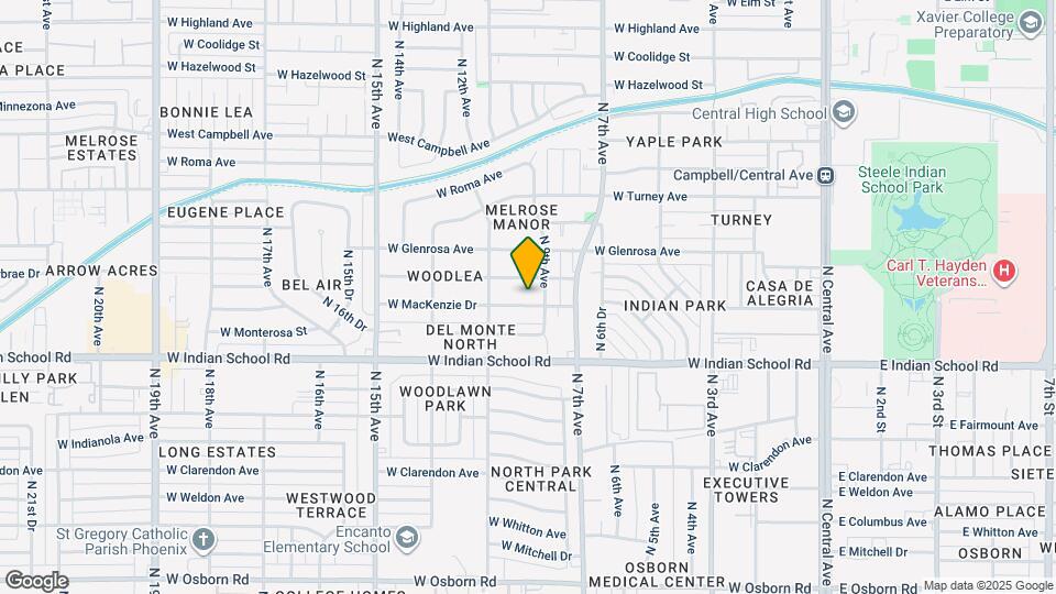 908 W MacKenzie Dr Mapa y Detalles de la Ubicación