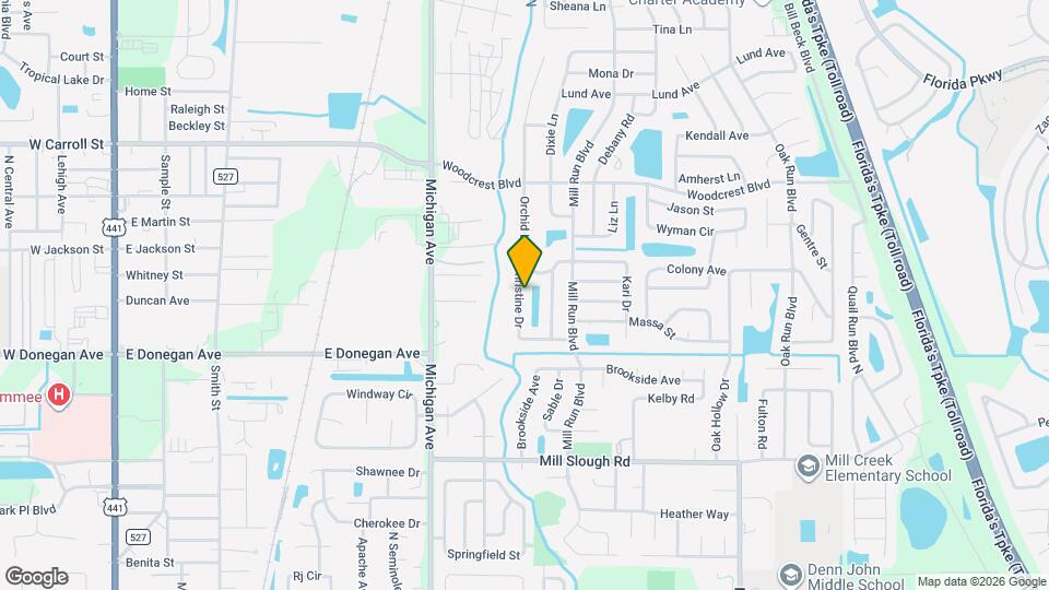 2539 Christine Dr, Unit House for rent (utilities included) Map and Location Details