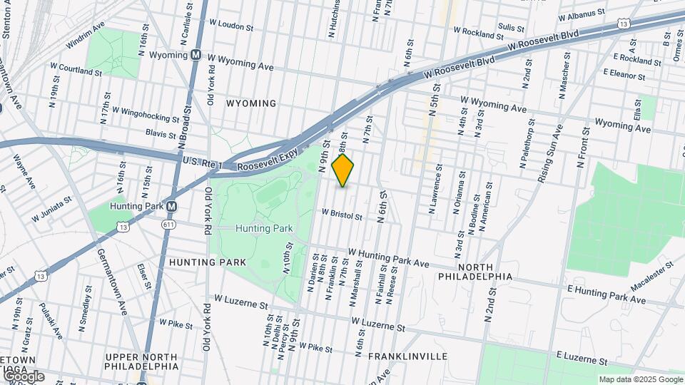 4344 N Franklin St Map and Location Details