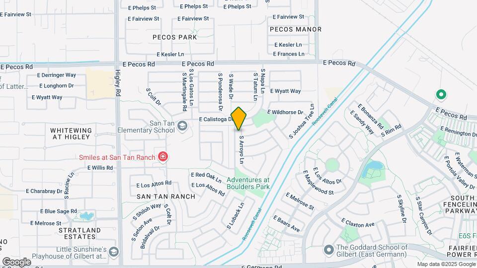 3484 S Arroyo Ln Mapa y Detalles de la Ubicación
