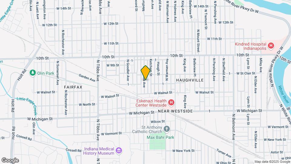 753 N Arnolda Ave Map and Location Details