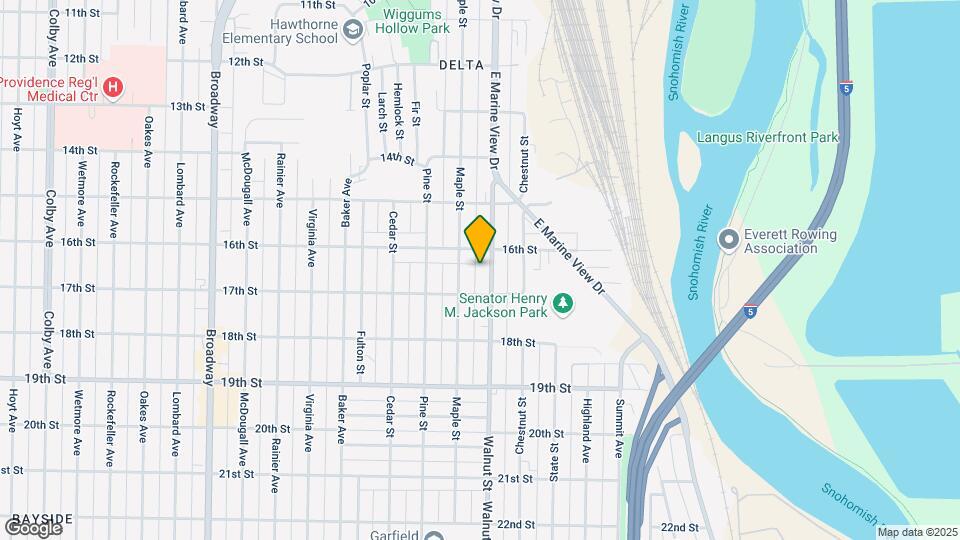 1614 Walnut St Mapa y Detalles de la Ubicación