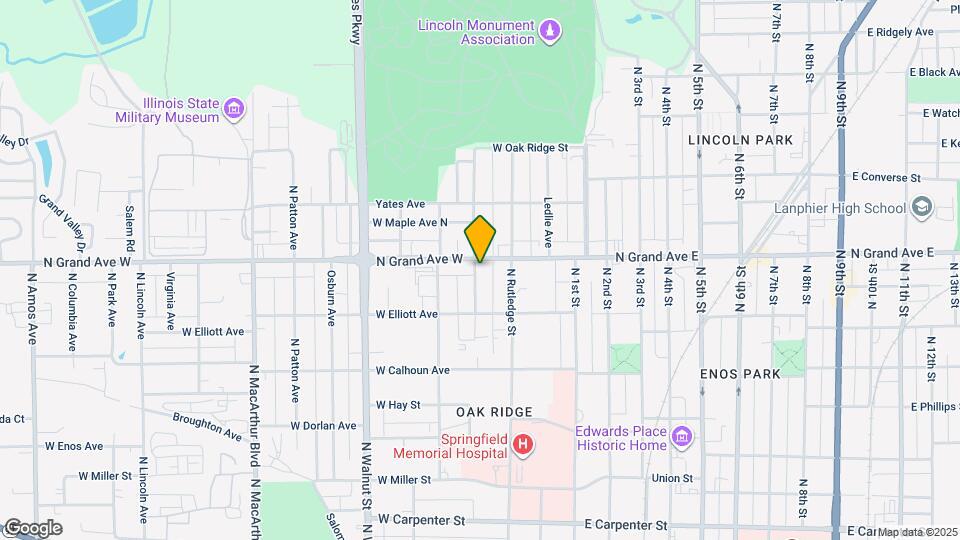 336 N Grand Ave W Map and Location Details