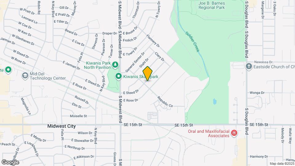 804 E Steed Dr Map and Location Details