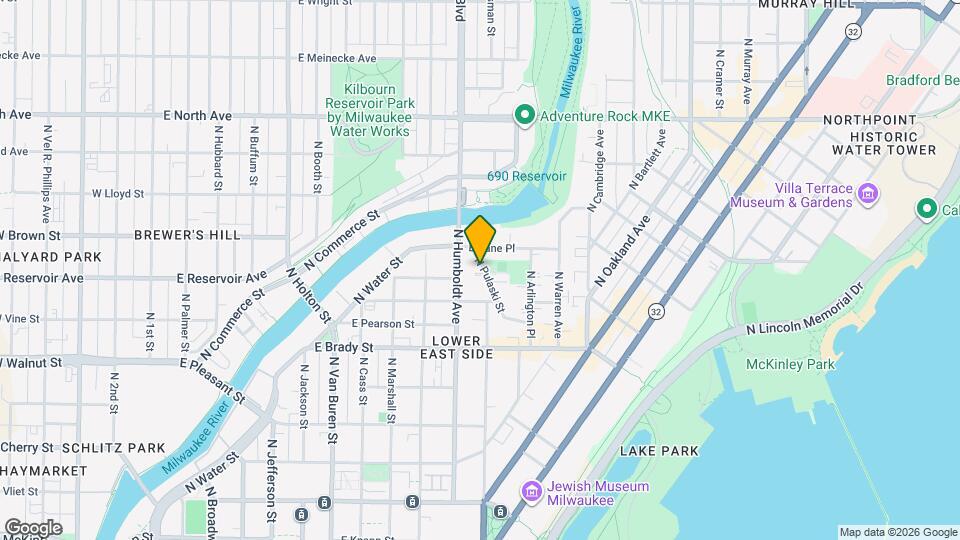 1851 N Pulaski St, Unit B Mapa y Detalles de la Ubicación