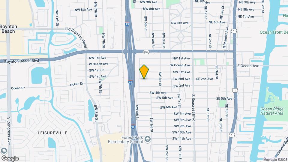 454 SW 2nd Ave Map and Location Details