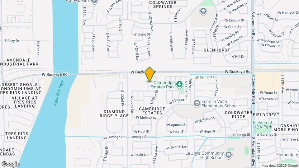1309 S 121st Ln Map and Location Details