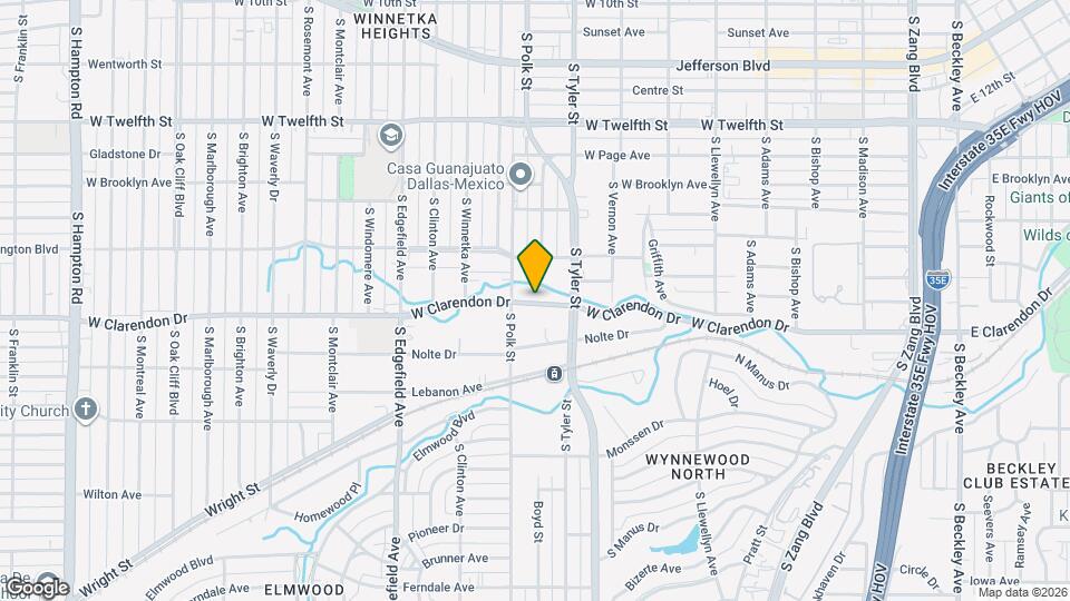 1007 W Clarendon Dr Map and Location Details