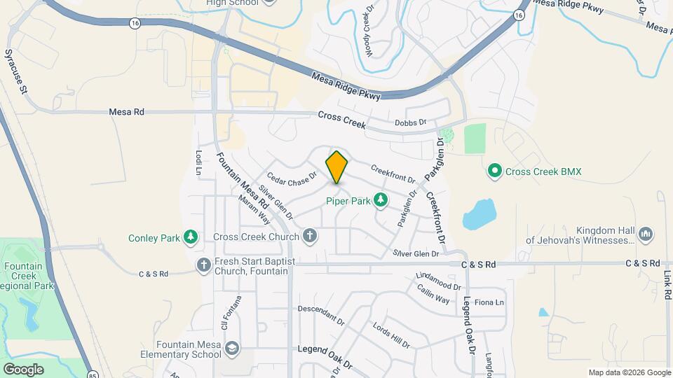 7366 Brush Hollow Dr Map and Location Details