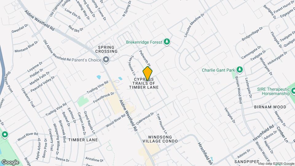 3130 Forestbrook Dr Map and Location Details