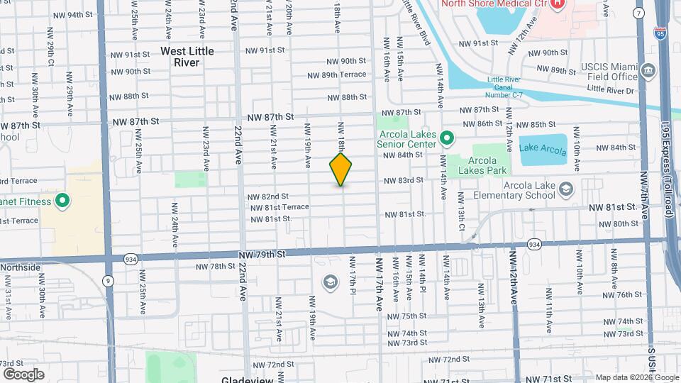 1801 NW 82nd St Map and Location Details