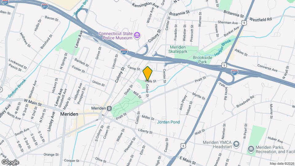 78 Cedar St Map and Location Details