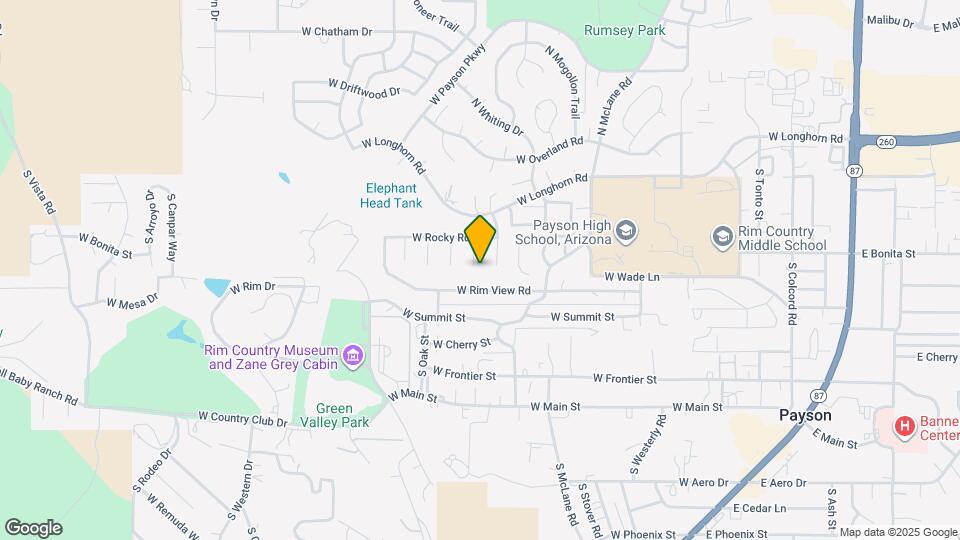 311 S Red Rock Point Map and Location Details