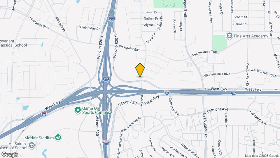 1710 Dale Ln Map and Location Details