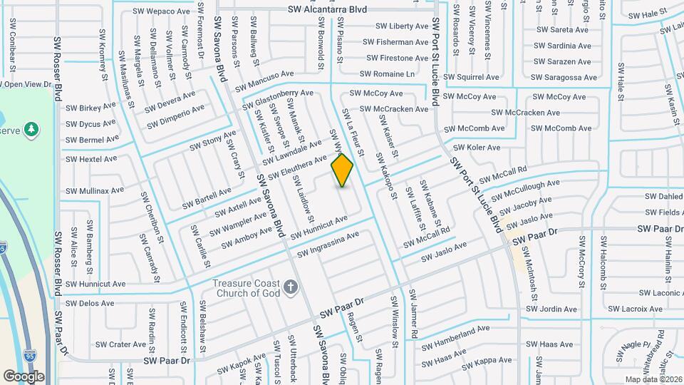 3841 SW Janiga St, Unit 206 Map and Location Details