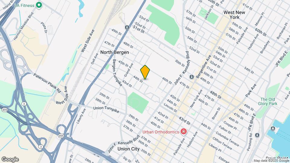 1316 44th St Map and Location Details