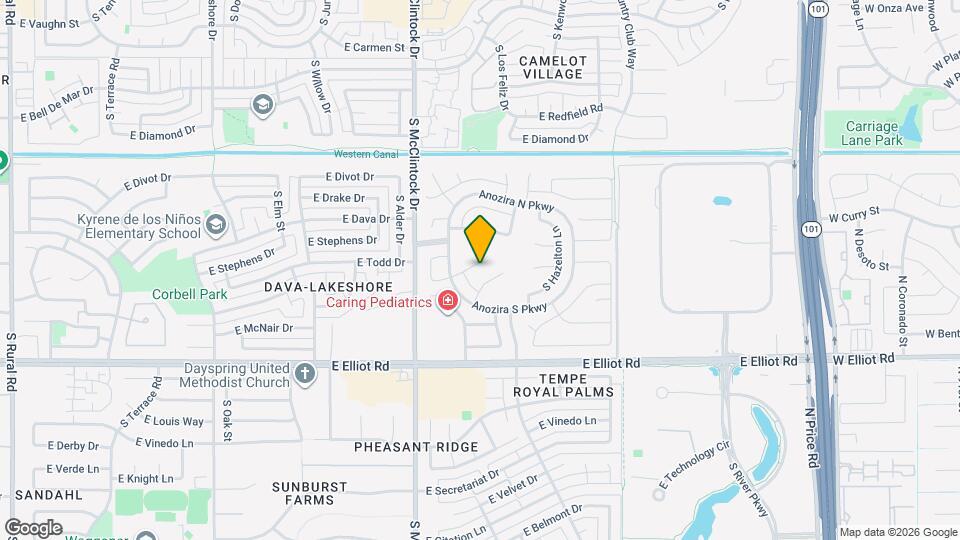 1865 E Chilton Dr Map and Location Details