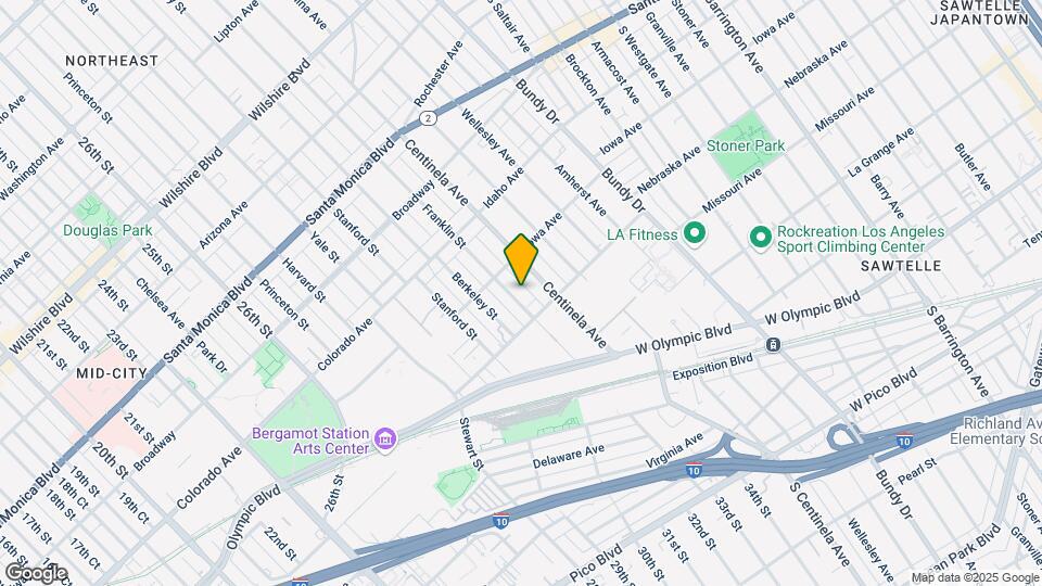 1731 Franklin St Map and Location Details