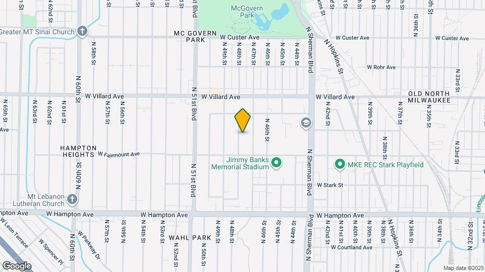 5054 N 48th St Map and Location Details