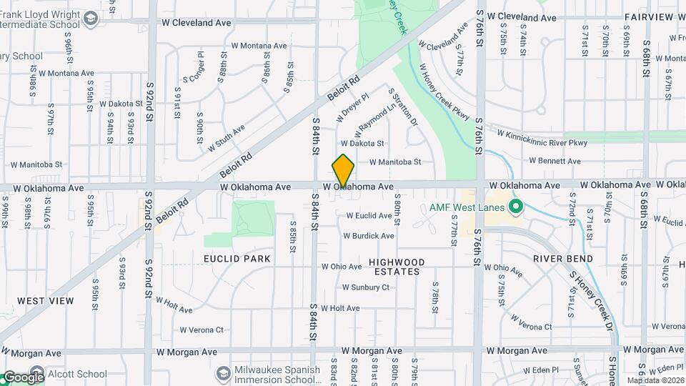 8223 W Oklahoma Ave Map and Location Details