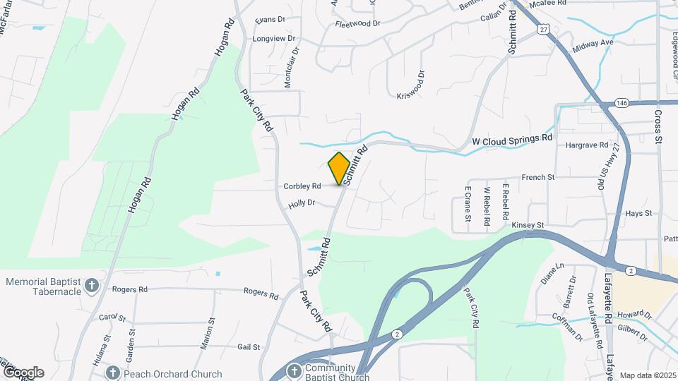 600 Corbley Rd Map and Location Details