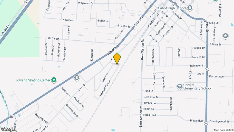 89 Pheasant Run Dr Map and Location Details