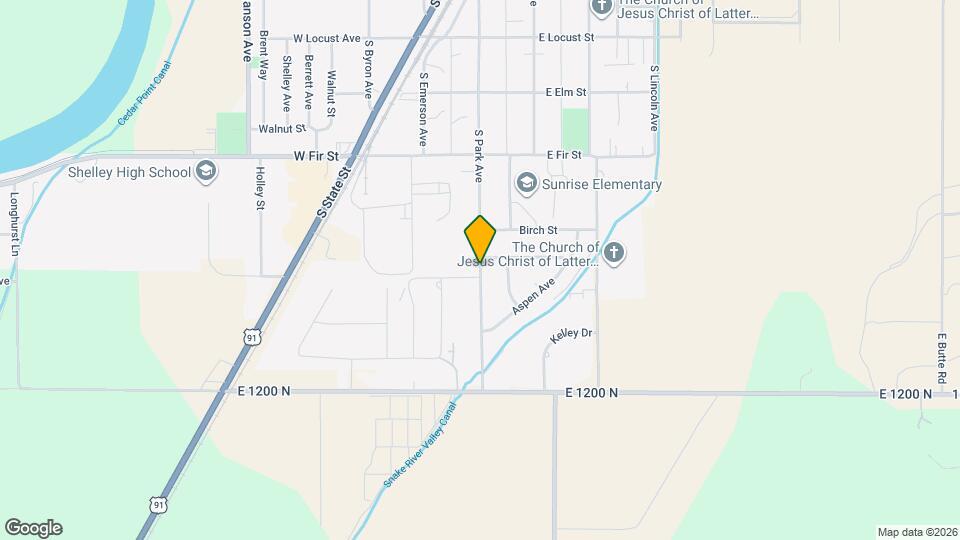 685 S Park Ave Map and Location Details