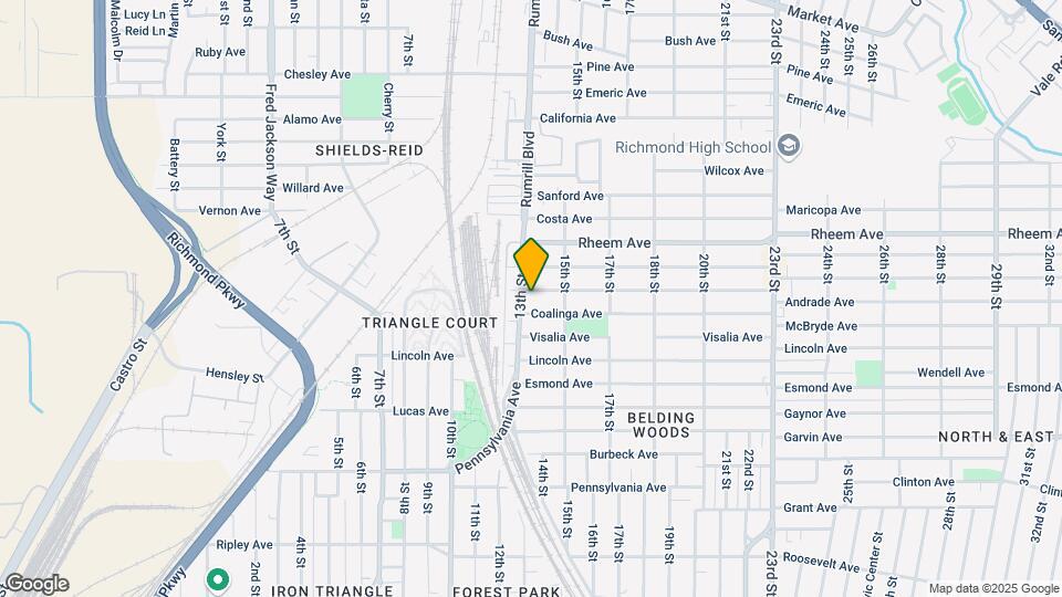 1310-1320 Hellings Ave Mapa y Detalles de la Ubicación